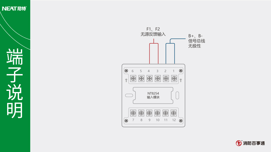 尼特NT8254输入模块端子说明