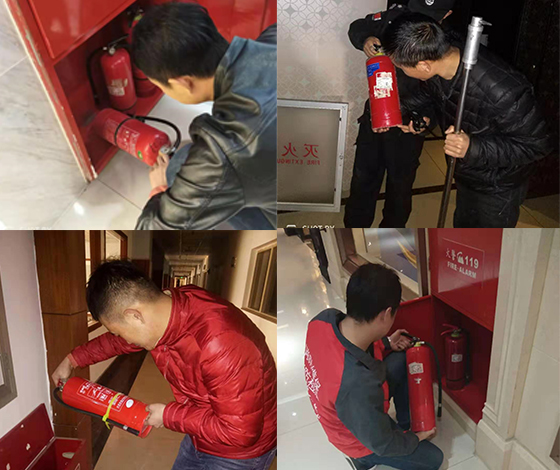 灭火器检修年检加压