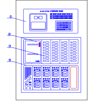 海湾JB-QB-GST200火灾报警控制器（联动型）面板说明